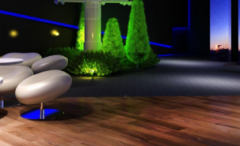 介紹展廳設計里焦點的強調