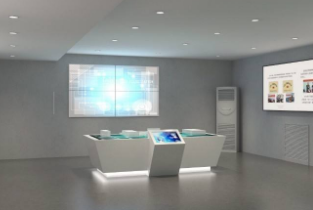 多媒體展廳設計展示的觸控互動桌技術優勢(圖1)