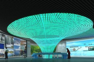 設計展廳時一定要充分展示空間特點(圖1)
