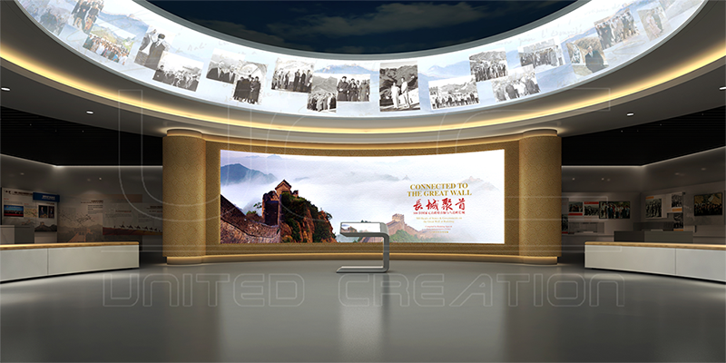  旅游展廳設計的構思